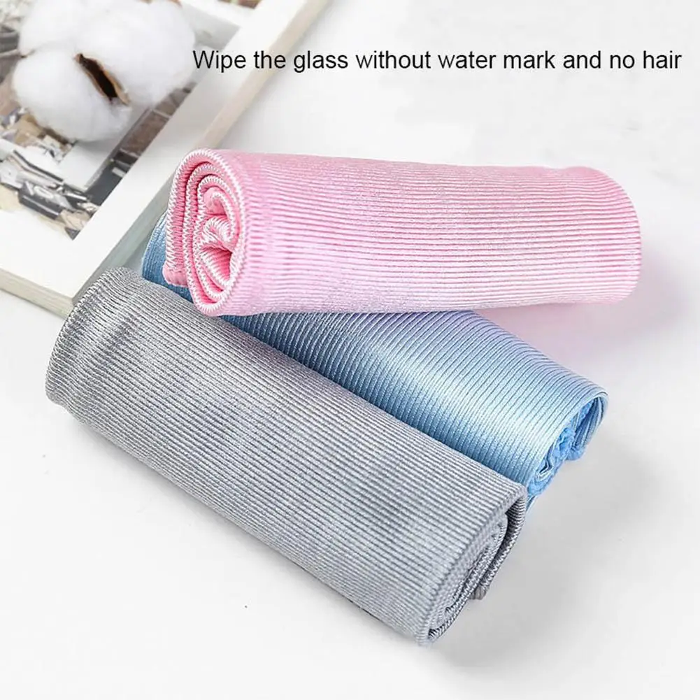 

Non-stick Kitchen Cleaning Duster Cloth Glass Mirror Glass Cup Screen Surface Water Absorption Rag Towel