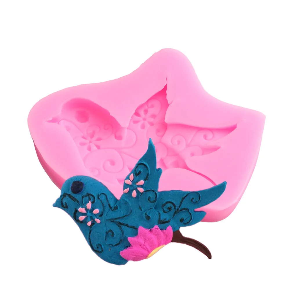 Полимерная глина в виде голубя формы для конфет форма помадки и шоколада