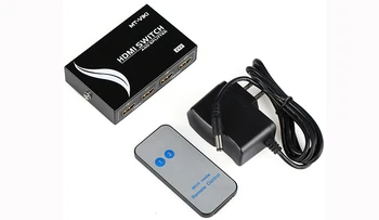 

2 in 2 out HDMI Switch Splitter with IR remote control support HD 3D 1.4 VGA 1920 * 1440 1080P