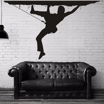 

Rock Climbing Wall Sticker Vinyl Climber Wall Decals Pegatina Decor Mural Home Decoration Extreme Sports Climbing Car Decal