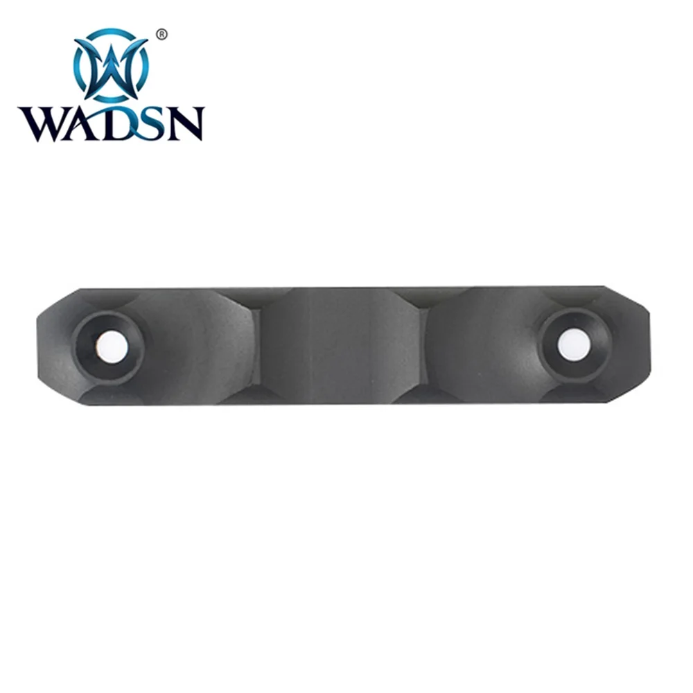80x16mm DU WADSN Tactical RS CNC Handguard Rail Крышка для M-lok и Keymod короткая версия Railscales WME08003 охотничий оружейный светильник аксессуар - Цвет: 80x16mm DU