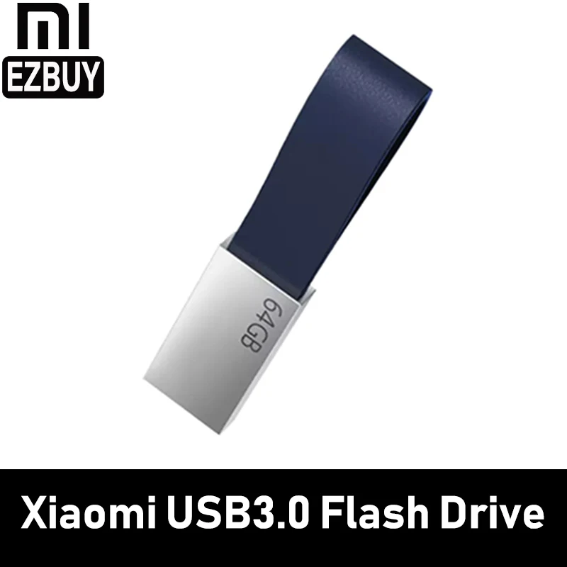 Xiaomi USB3.0 64GB USB флэш-накопитель высокоскоростной передачи mul-ticompatibility металлический корпус с подвесным кабелем портативный