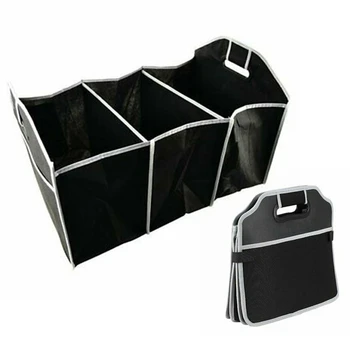 

For Car Home Container Bags Universal Car Storage Organizer Trunk Auto Camping Gadget Interior Folding Tissue Box Bag Cargo