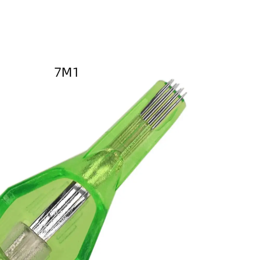 

HobbyLane New 10pcs Tattoo Cartridge Needles Disposable Semi-Permanent Eyebrow 7M1 Tattooing Needle Micro Nano Tattoo Needles