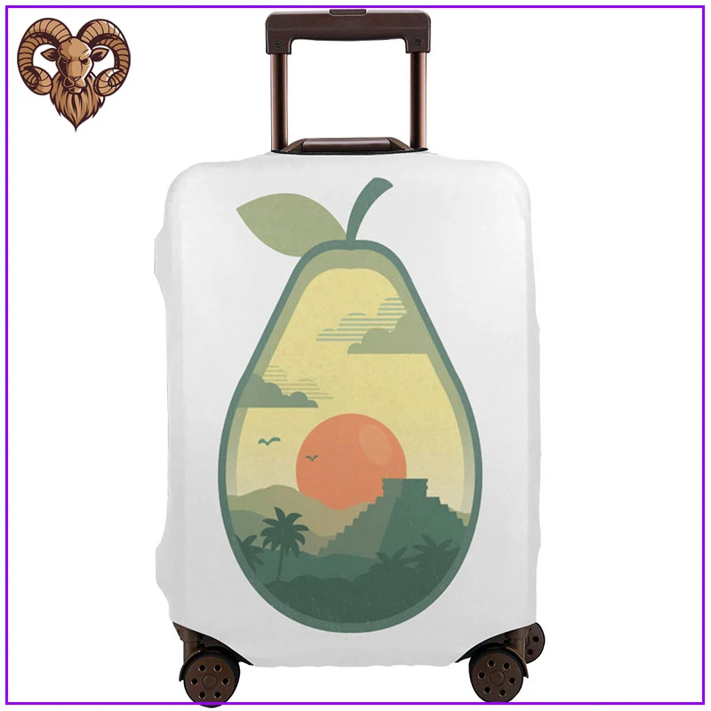 Accesorio de con forma de aguacate para la del sol, cubierta protectora equipaje, equipaje vintage, bonitos accesorios para niños 2020, etiqueta DIY de moda|Accesorios de viaje| - AliExpress
