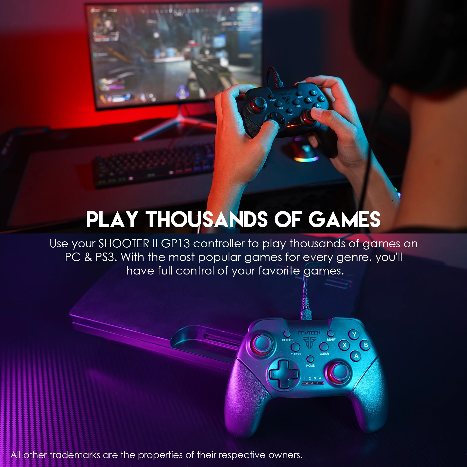FANTECH GP13 е,  PC ̸ Ʈѷ,   ̽ƽ, ,  PC,PS3, ÷̼̽, ȵ̵
