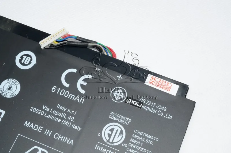 JIGU 7,5 в 47WH ноутбук Батарея 2ICP4/63/114-2 AP13F3N для ACER Aspire Nautilus S7-392 S7-393