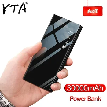 トップ太陽光発電銀行防水30000 2600mahのソーラー充電器2 usbポート外部充電器ミニpowerbank xiaomi iphoneスマートフォン