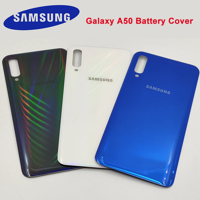 Задняя крышка для Samsung Galaxy A50 2019 A505 A505F чехол с аккумулятором задняя Замена корпуса