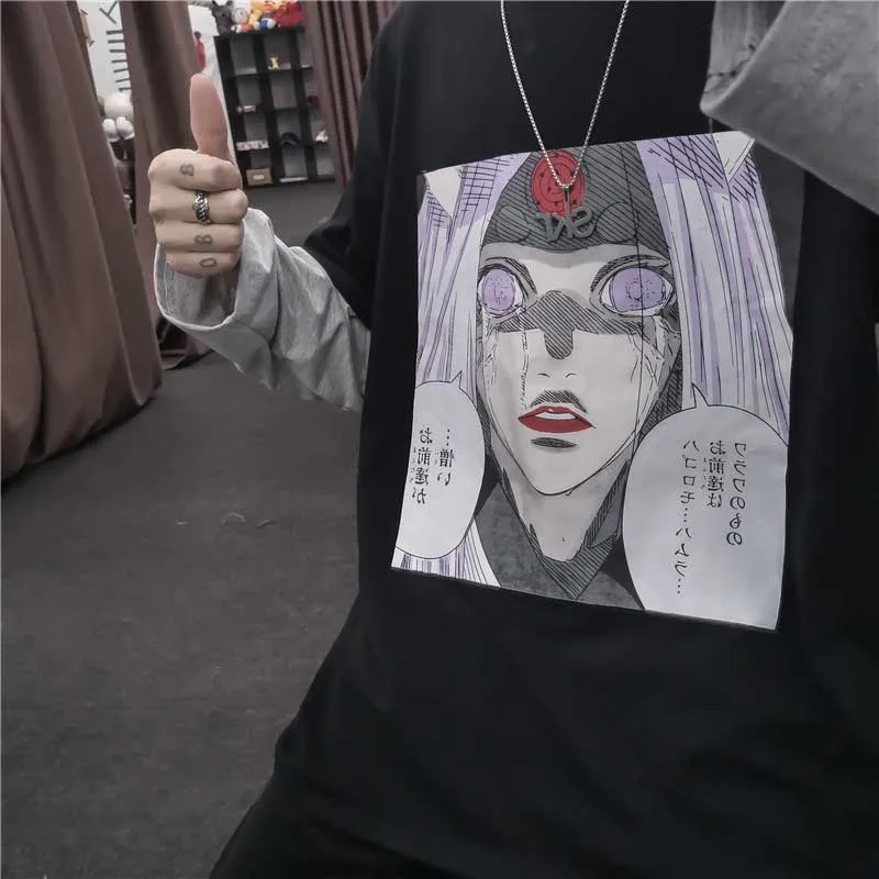 NiceMix Harajuku футболка Женская Лоскутная поддельная 2 шт. принт буквы комиксы Свободная рубашка с длинным рукавом женская уличная