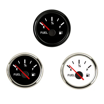 

52MM Fuel Level Gauge 0-190 Ohms Waterproof Fuel Level Indicator For Car Truck Motorcycle