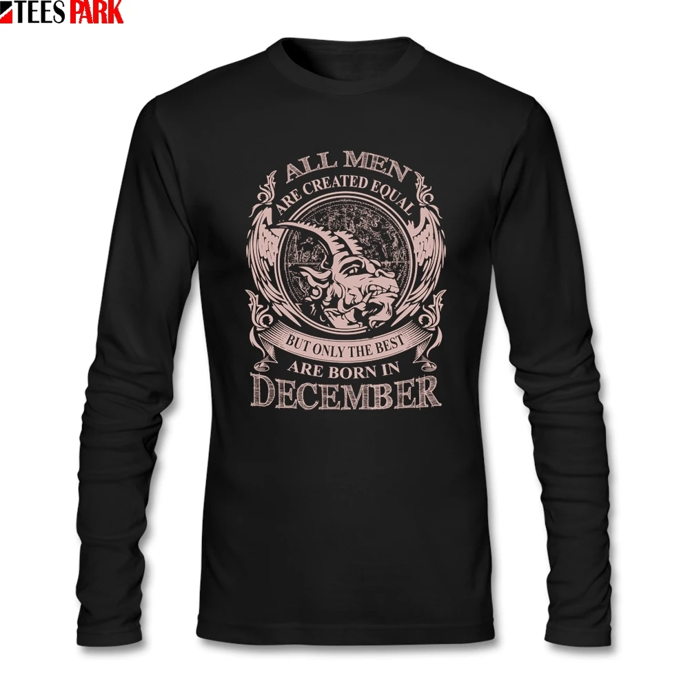 Все мужчины созданы равномерно но только лучшие Родят в декабре футболки мужские