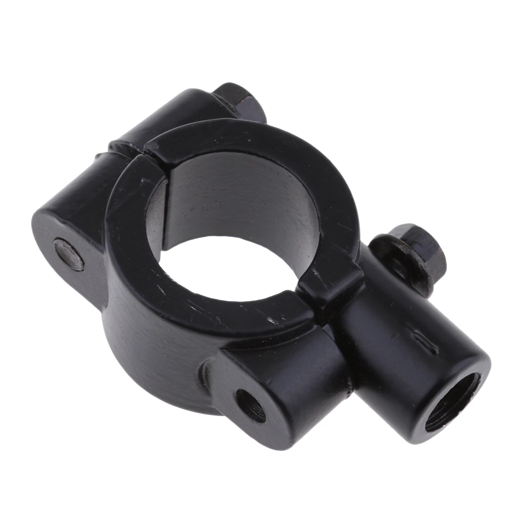 Motorcycle Metal Handle Bars Mirror Mount Clamp Fit Pit Trail Dirt Quad Bikes