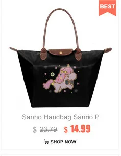 Sanrio Сумочка кавайный топ-Ручка Сумки подростковая Свадебная кожаная сумка высокого качества трендовый узор женские широкие женские сумки