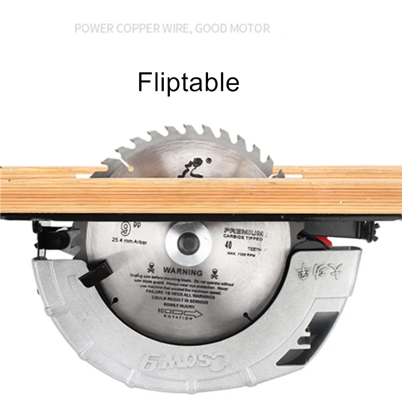7 inch 8 inch portable electric circular saw flip electric saw household aluminum body