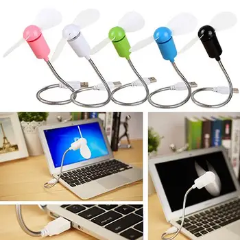 

Mini Portable Flexible USB Cooling Fan Cooler for Laptop Desktop PC Computer