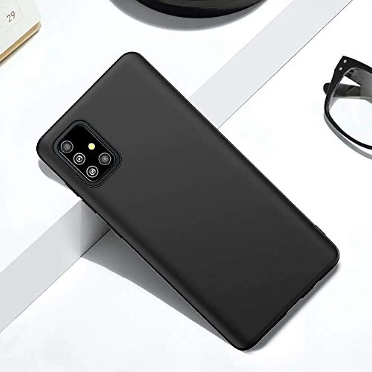 Матовый чехол из ТПУ с защитой от отпечатков пальцев для Samsung Galaxy A71 A51 S20 Ultra S10 Plus