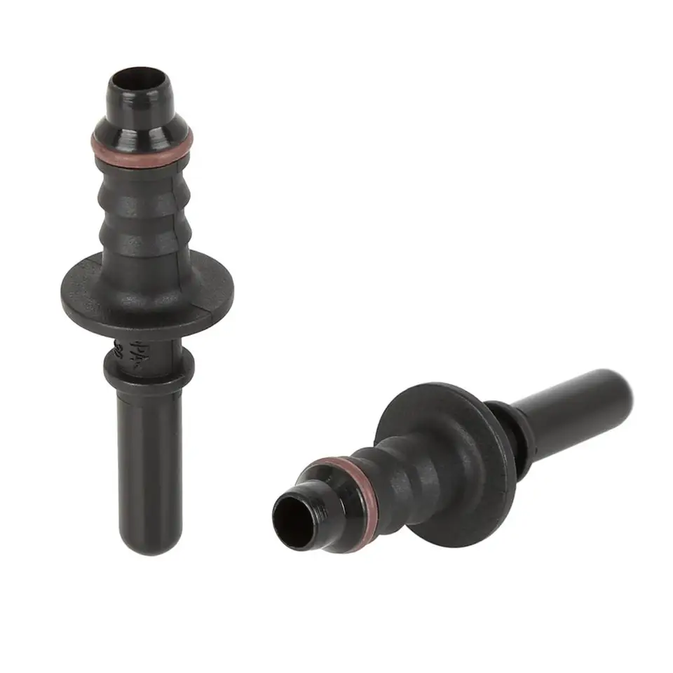 Conector Rápido Para Manguera De Combustible - 2 Piezas De 9.89mm, Macho Recto, Resistente A Combustibles Y Gases