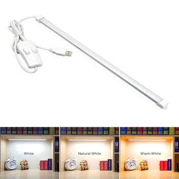 

5W 2835 USB LED Tube Aluminum lighting bulb indoor office house study room reading book lamp LED bar light desk table Lamp