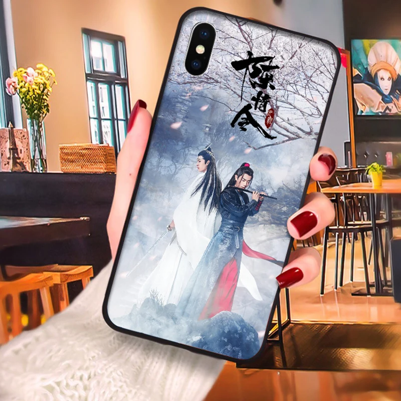 Wei WuXian Lan WangJi CHEN QING LING матовый чехол для телефона Xiao Zhan Wang Yibo противоударный защитный чехол для телефона