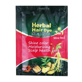 

3/6pcs Herbal Hair Coloring Bubble Hair Dye Shampoo Nature Plants Coloring Conditioner No Damage to Hair Easy to Use LDO