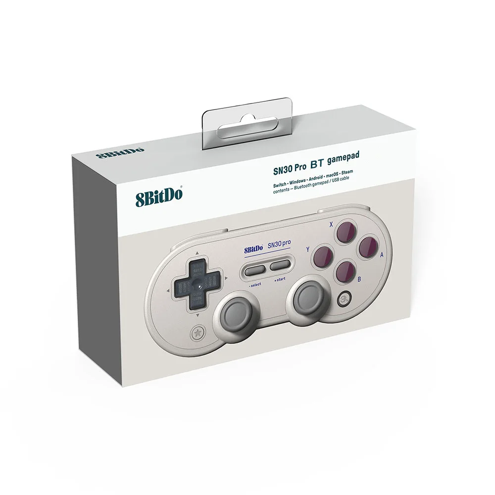 8Bitdo SN30 PRO игровой коврик ретро классический контроллер Bluetooth геймпад для переключения гул вибрации