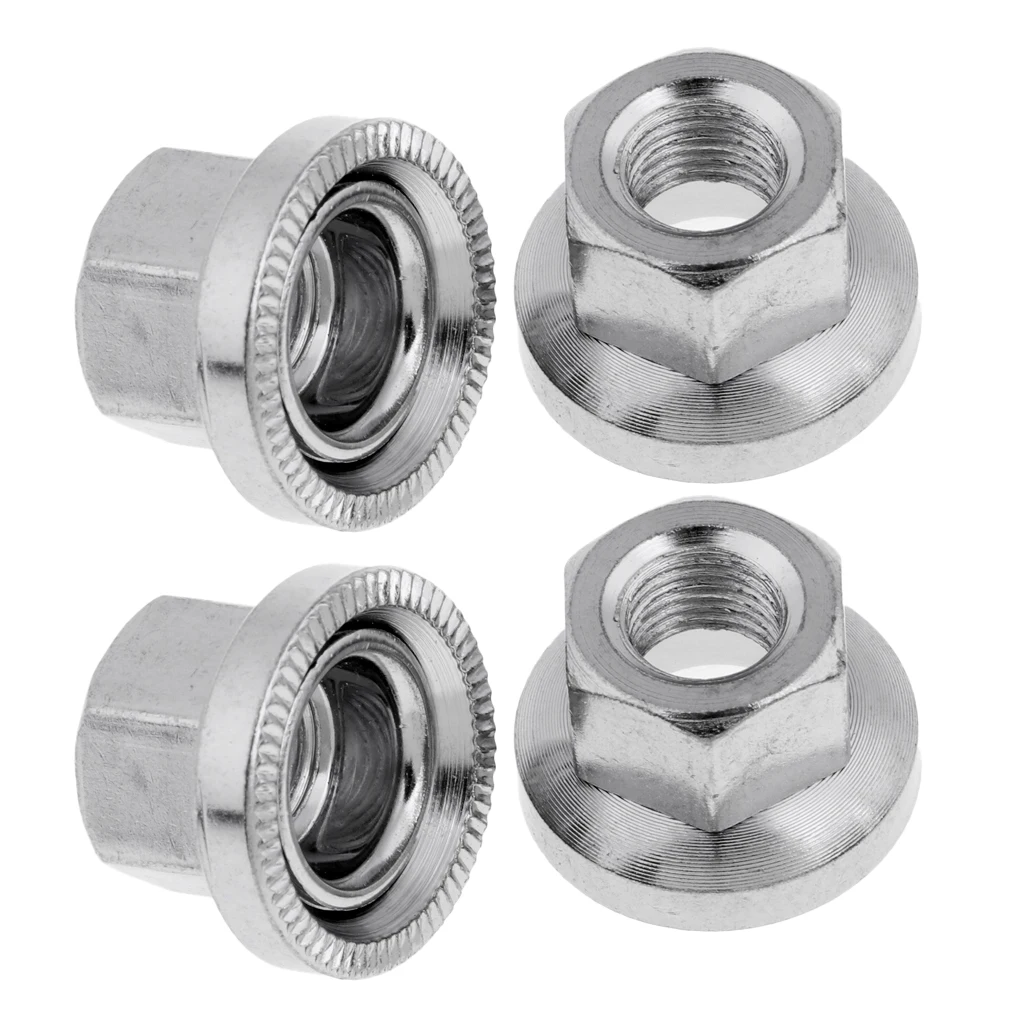 MagiDeal 4pcs Bicycle Bike Cycling Rear Hub Axle Nut 3/8' - Strong & Durable