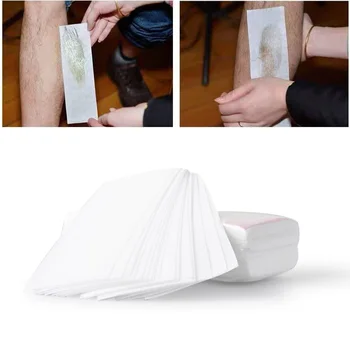 

100pcs Removal Nonwoven Body Cloth Hair Remove Wax Paper Rolls High Quality Hair Removal Epilator Wax Strip Hair removal pads