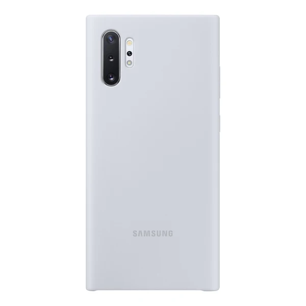 Силиконовый чехол для samsung Galaxy Note 10 Note10 NoteX Note10 Plus, Мягкий противоударный чехол для телефона - Цвет: Silver