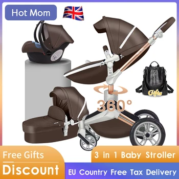 luxury 3 in 1 baby stroller