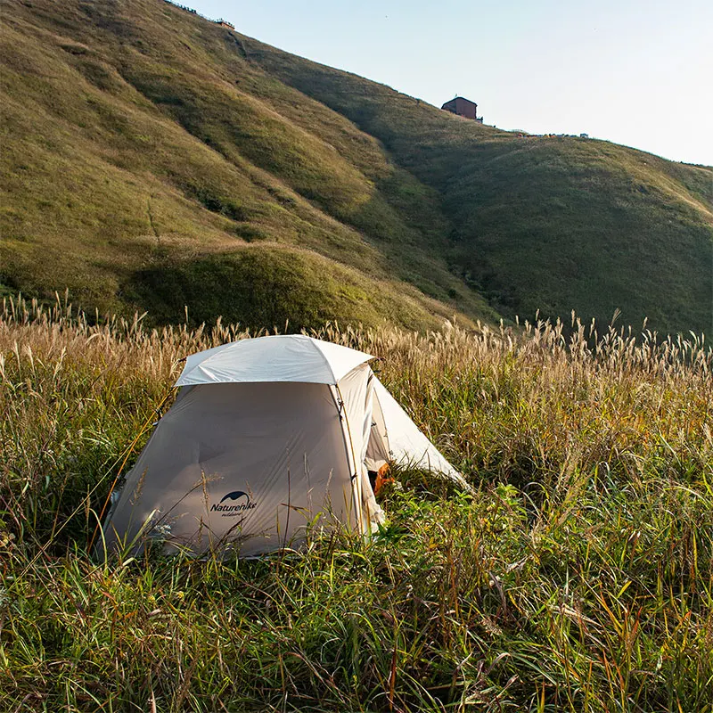 Naturehike Открытый Кемпинг Сверхлегкий тент Туманность 20D нейлон двухслойные х структура снегозащитная верхняя 1-2 человека палатки NH19zp011