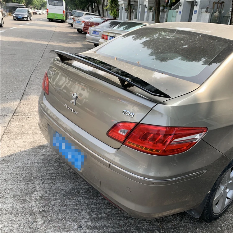 Для peugeot 408 спойлер 2006-2013 peugeot 508 308 спойлер TF RUIYI ABS пластик Материал заднее крыло автомобиля Цвет задний спойлер