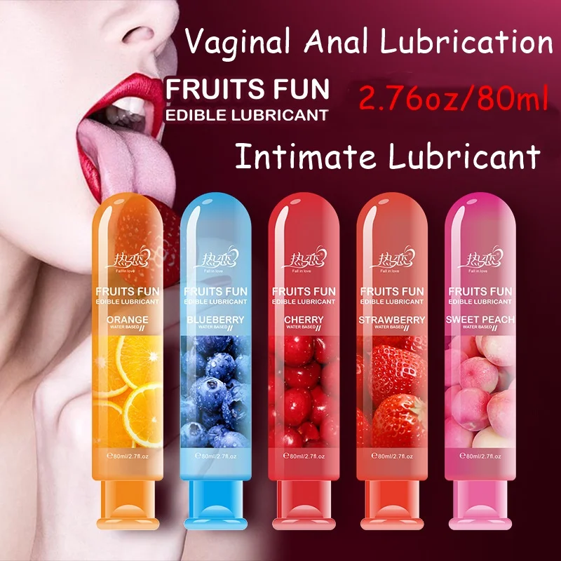 Фруктовая Интимная смазка 80 мл анальная для секса вагинальная Анальная интимные