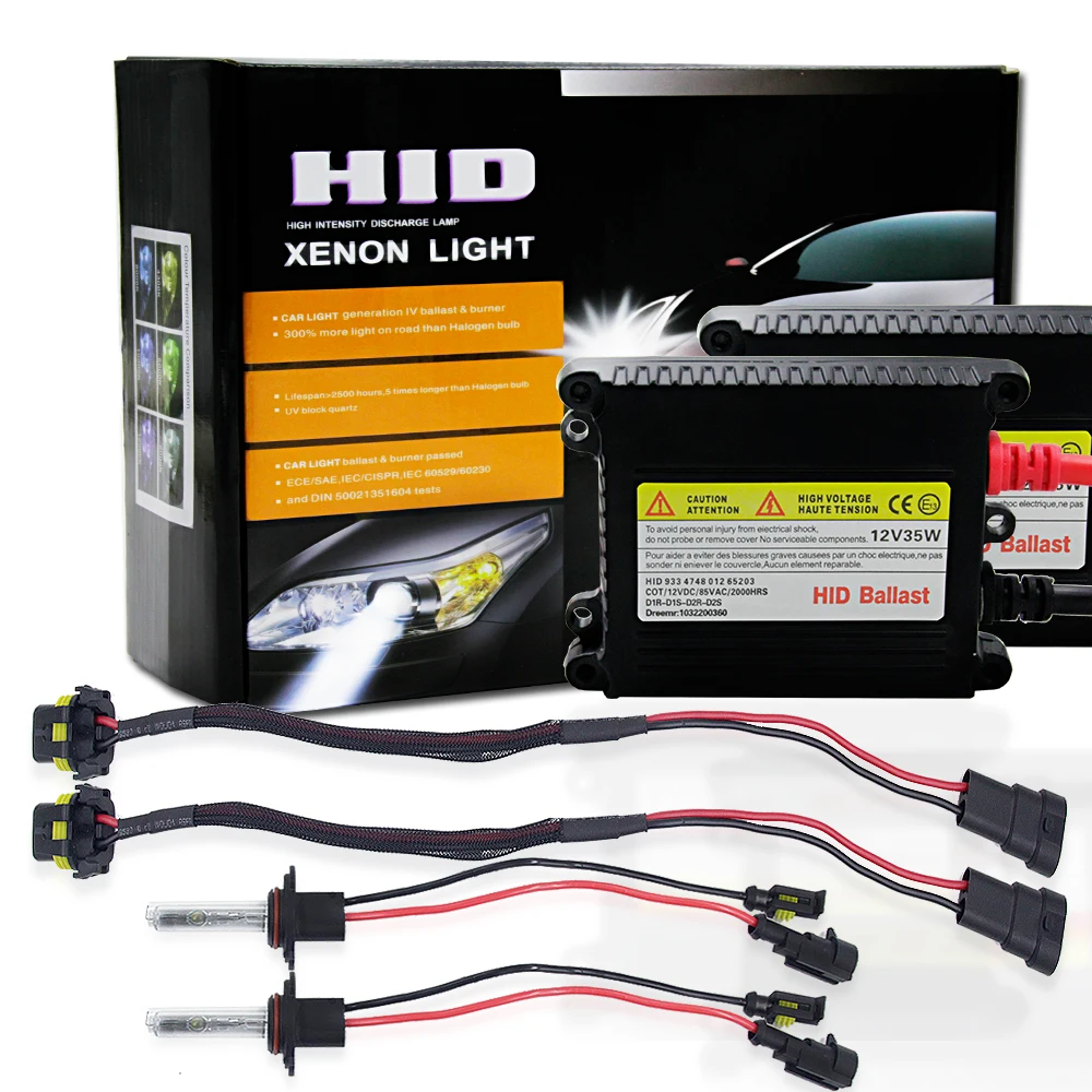 HST 12v Авто спрятанная ксеноновая фара лампы 35 Вт 3200lm h1 h3 h7 h11 880 881 9005 9006 9004 9007 h4 ксеноновая Автомобильная лампочка