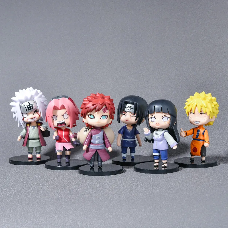 1 шт. 10 см аниме Наруто Фигурки игрушки Sasuke Kakashi Sakura Gaara Itachi Obito Madara Killer Bee мини