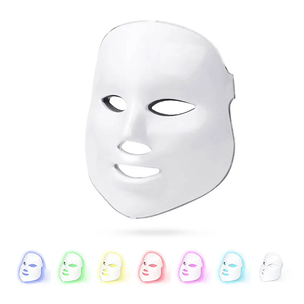 

7 Colors Led Facial Mask Skin Care Rejuvenation Wrinkle Acne Removal Face Beauty Spa Led Mask Therapy Whitening Tighten