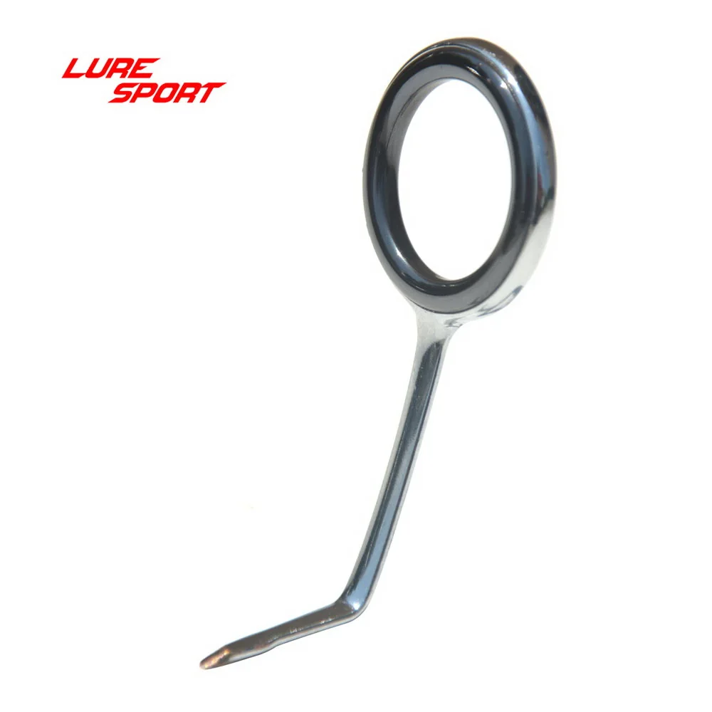 Серебристая вогнутая рама LureSport ATG черное кольцо Сик для удочки форели пруда