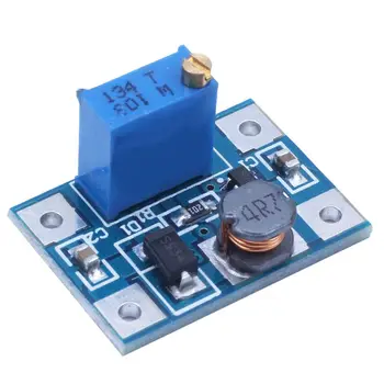 

New 5pcs High Current 2A SX1308 DC-DC Adjustable Boost Module