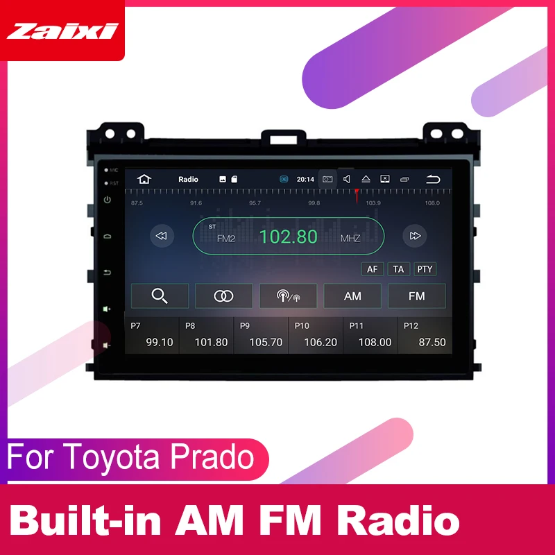 Автопроигрыватель GPS навигация для Toyota Prado 2002 ~ 2010 2 DIN Автомобильная
