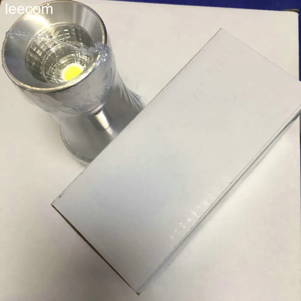3 Вт Led Cob Потолочный Epistar светодиодный потолочный светильник, регулируемый витой гибкий металлический точечный светильник