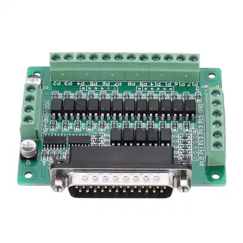

5V DC 12 Channel CNC Interface Board Converter EL817 Optical Isolator Module Support for KCAM4/EMC2/Linuxcnc