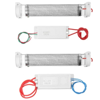 

Ozone Generator 10G/H with Quartz Tube Water Air Purifier Disinfector Vegetable Fruit Fish Tank Disinfector