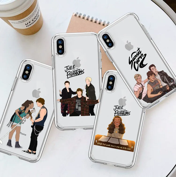 Прозрачный мягкий силиконовый чехол Julie and the Phantoms для iPhone 6 6S Plus X XR XS MAX 7 7Plus 8 8PLUS 11 Pro