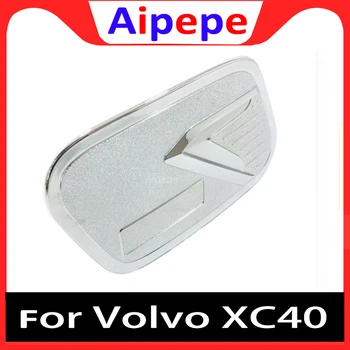 

Fit For Volvo XC40 2018 2019 2020 Car Styling ABS Chrome Auto Fuel Tank Gas Cap Cover Trim 1pcs Auto Accessories