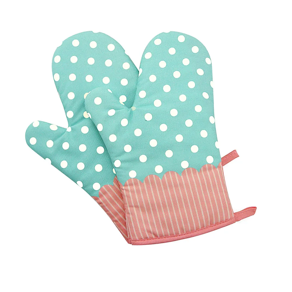 

2 Pcs Microwave Oven Mitts Thick Kitchen Baking Cook Oven Gloves Mitt Heat Insulation Pad Cooking Tools Potholder GT66