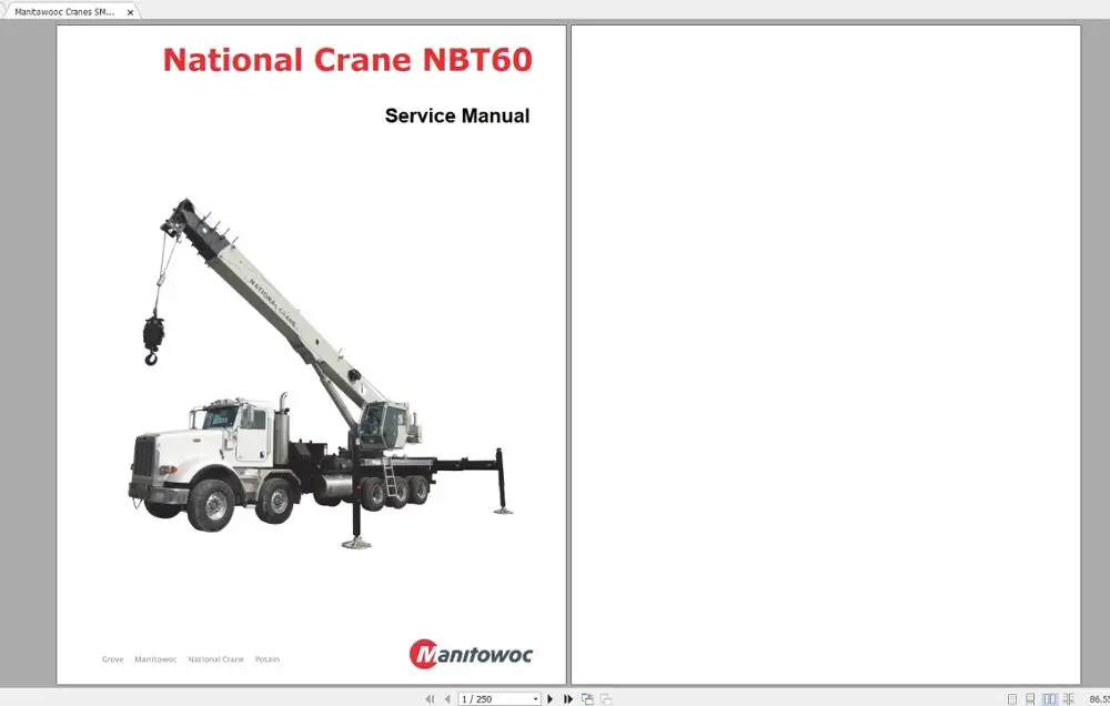 Manitowoc 4000w Crawler Crane Load Chart