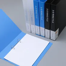 2PCS A4 Ring Binder Folder Office Paper Organizer File Folder A4 Folder Binder