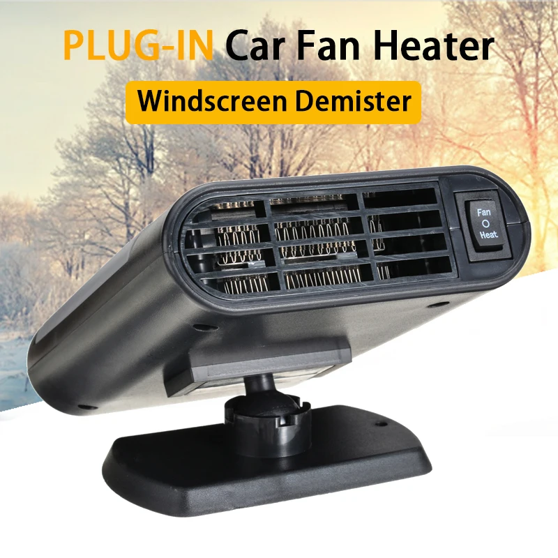 

Portable 12V 150W Car Windshield Demister Defroster For Vehicle Temperature Control Device Car Heater Heating Fan