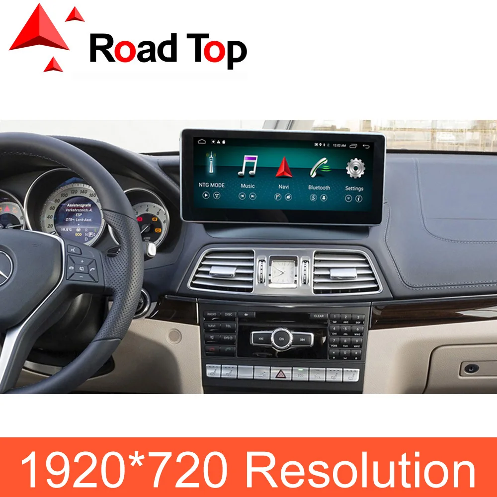

4G Ram 10.25 inch Android 8.1 Display for Mercedes Benz E Coupe C207, with GPS Navigation Bluetooth Radio Stereo Touch Screen