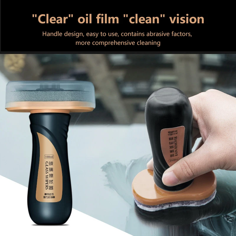 

New Car Cleaner Cleaning Windshield Cleaner Car Glass Oil Film Remover Cleaner Degreasing Film Remove Stain Cleaning Supplies